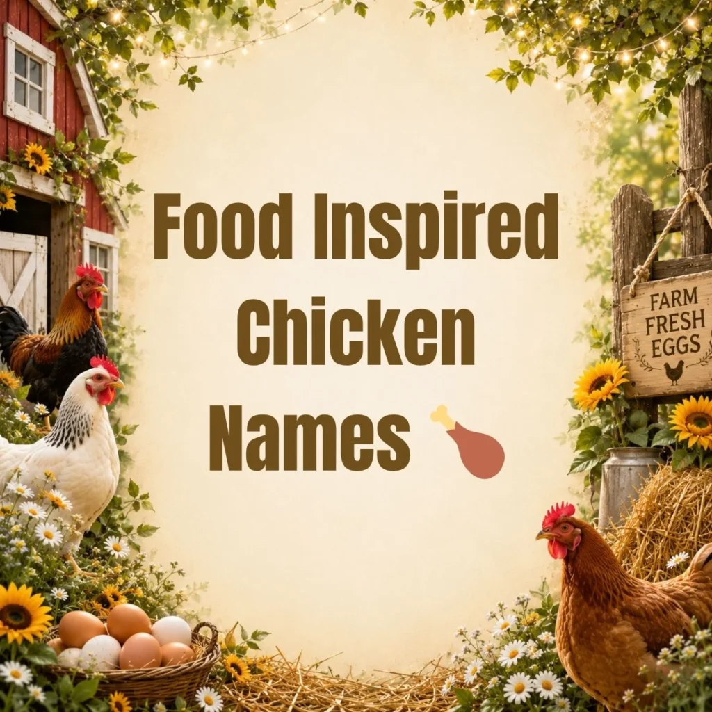 Food Inspired Chicken Names 🍗