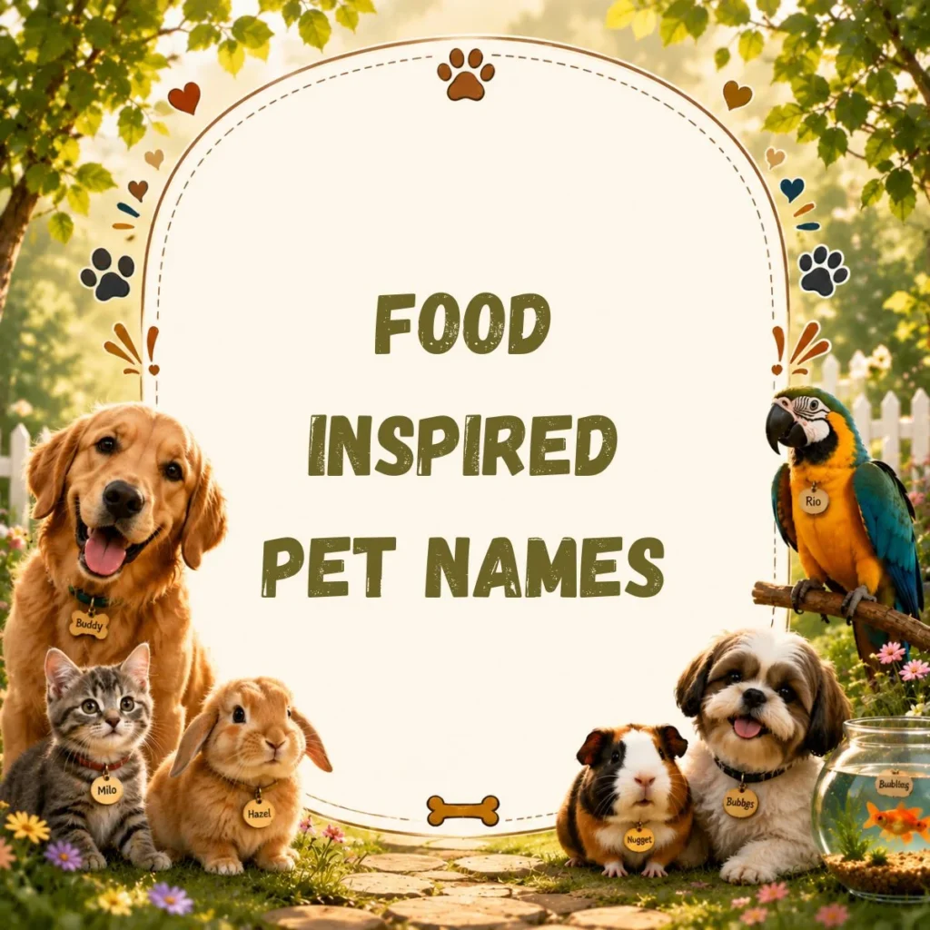 Food Inspired Pet Names