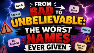 From Bad to Unbelievable The Worst Names Ever Given