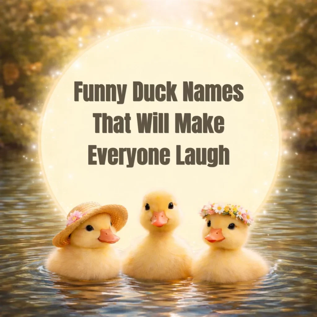 Funny Duck Names That Will Make Everyone Laugh