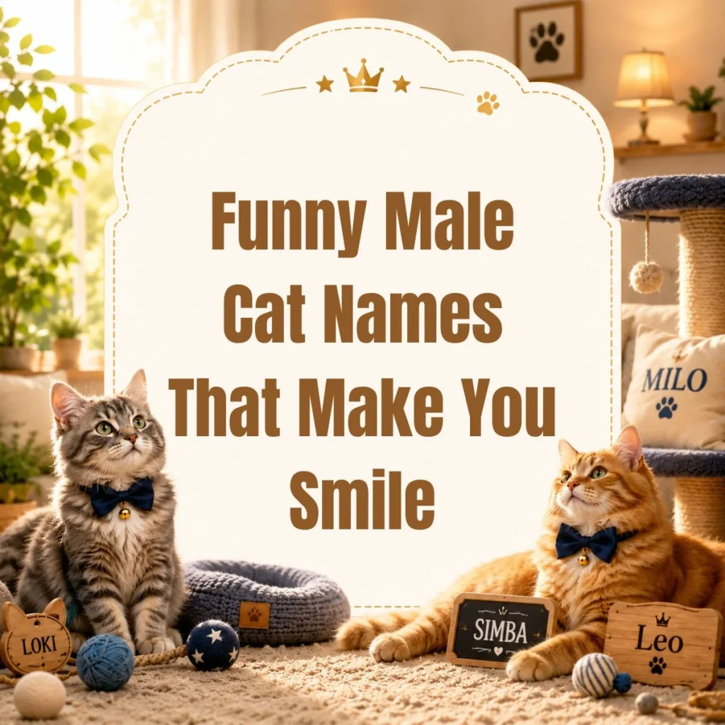 Funny Male Cat Names That Make You Smile