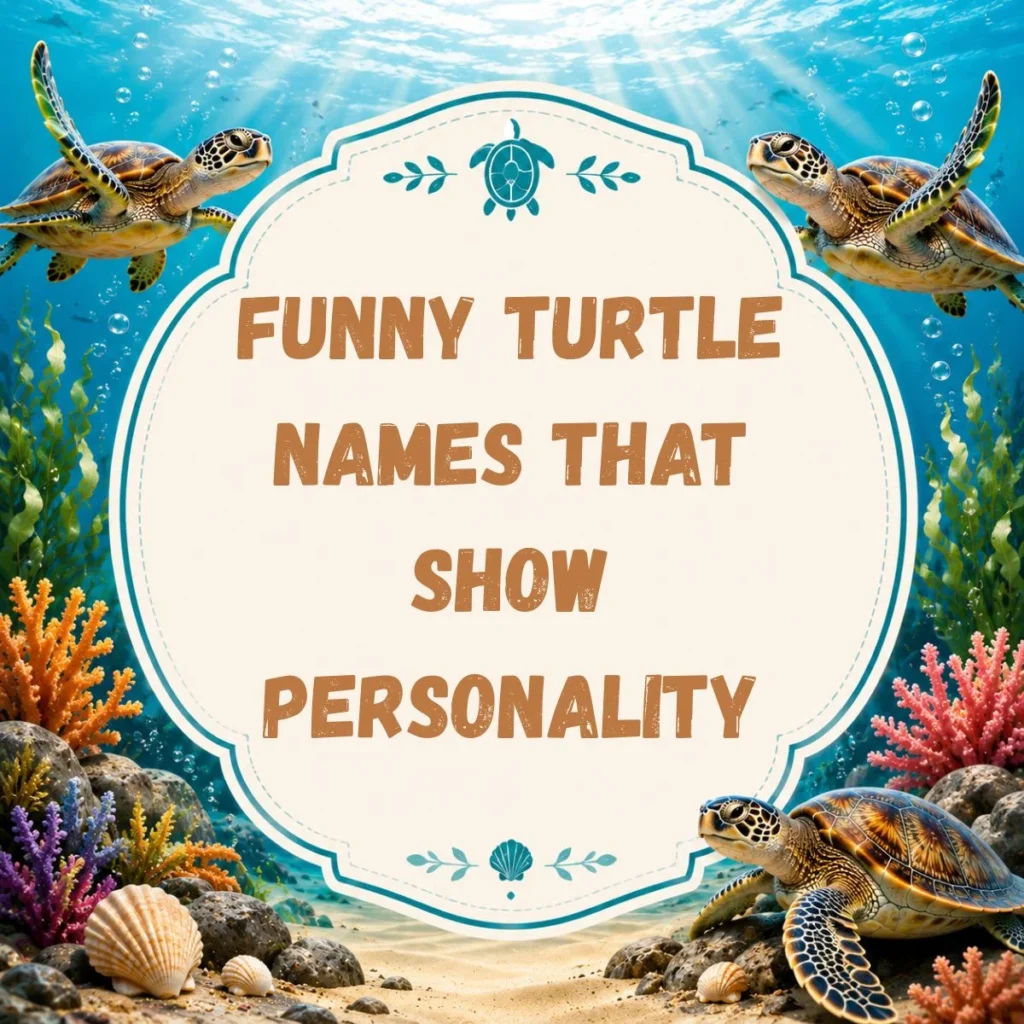 Funny Turtle Names That Show Personality