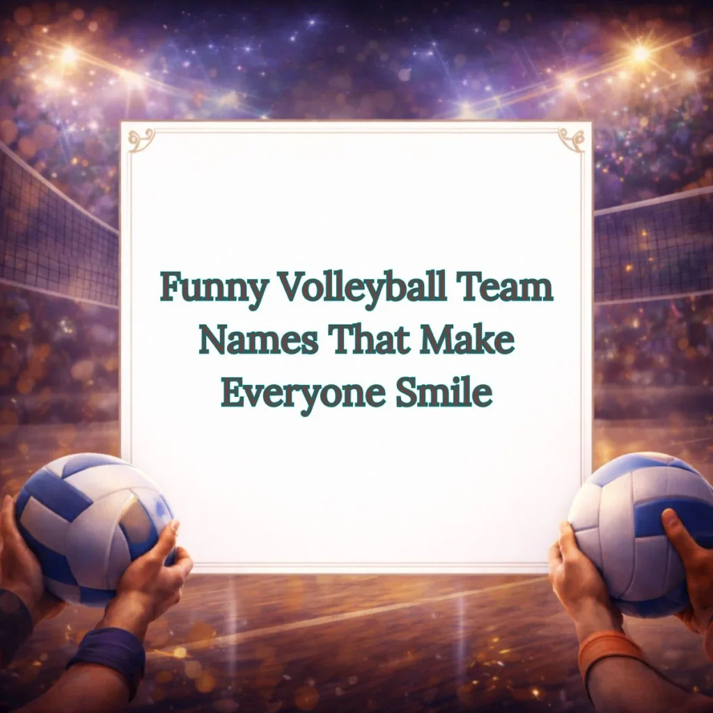 Funny Volleyball Team Names That Make Everyone Smile