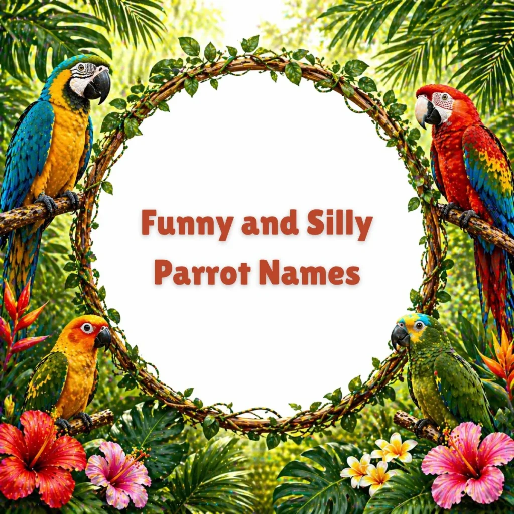 Funny and Silly Parrot Names