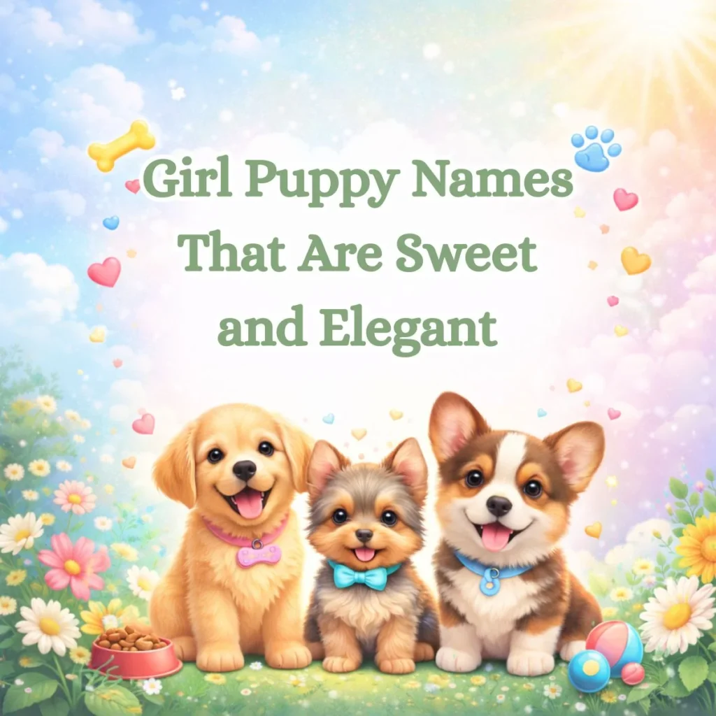 Girl Puppy Names That Are Sweet and Elegant