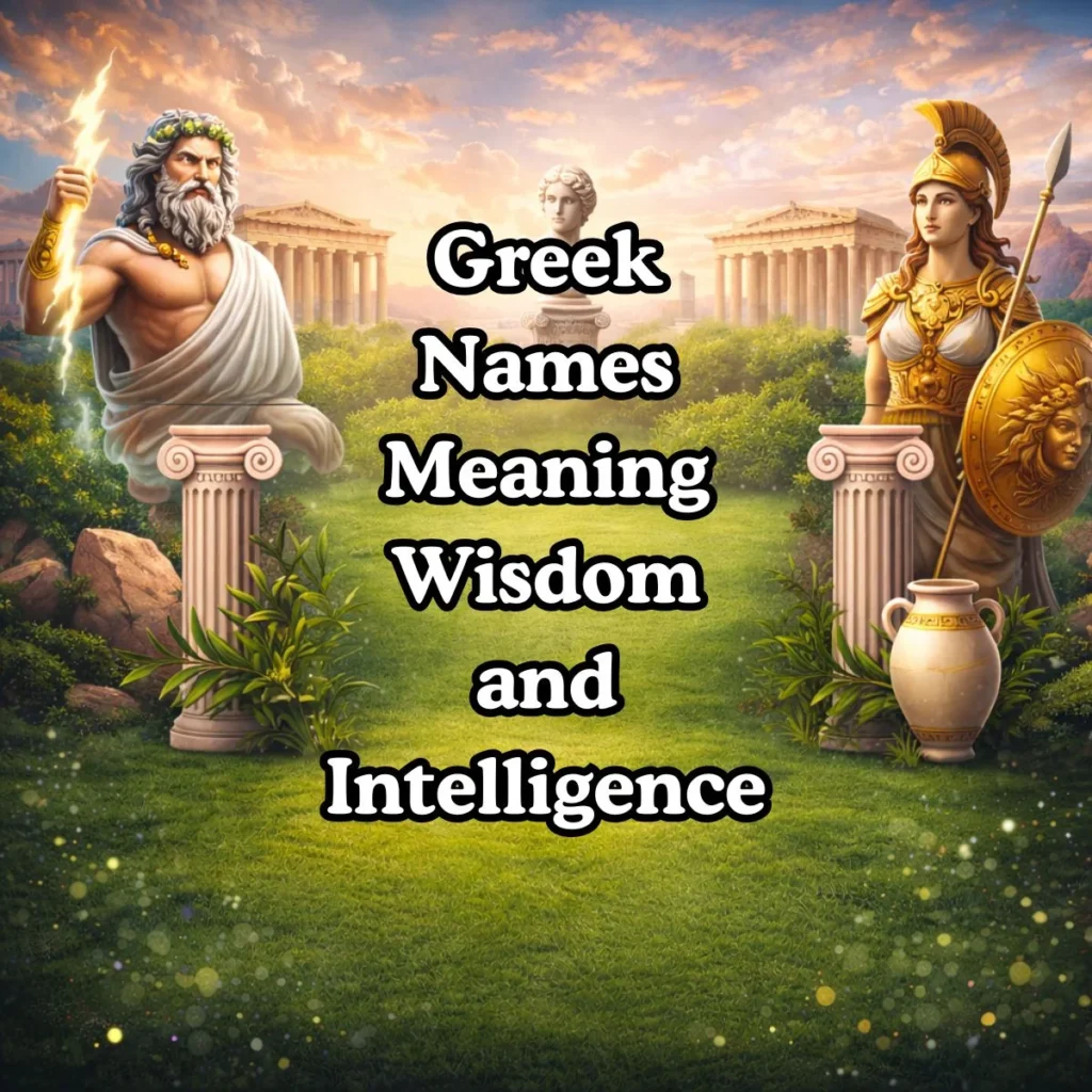 Greek Names Meaning Wisdom and Intelligence