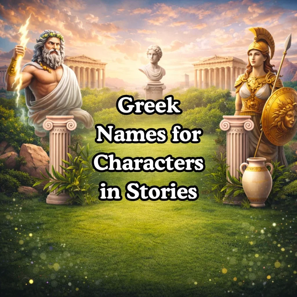 Greek Names for Characters in Stories