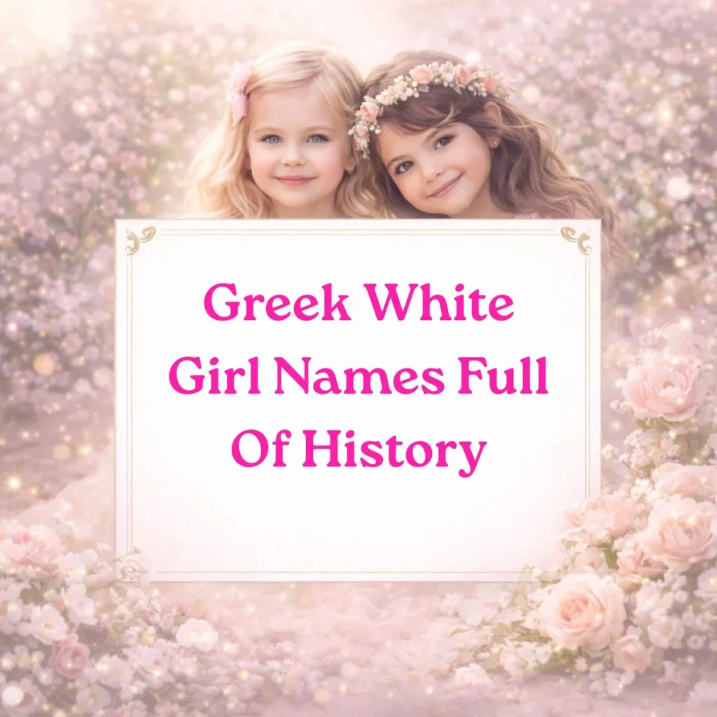 Greek White Girl Names Full Of History