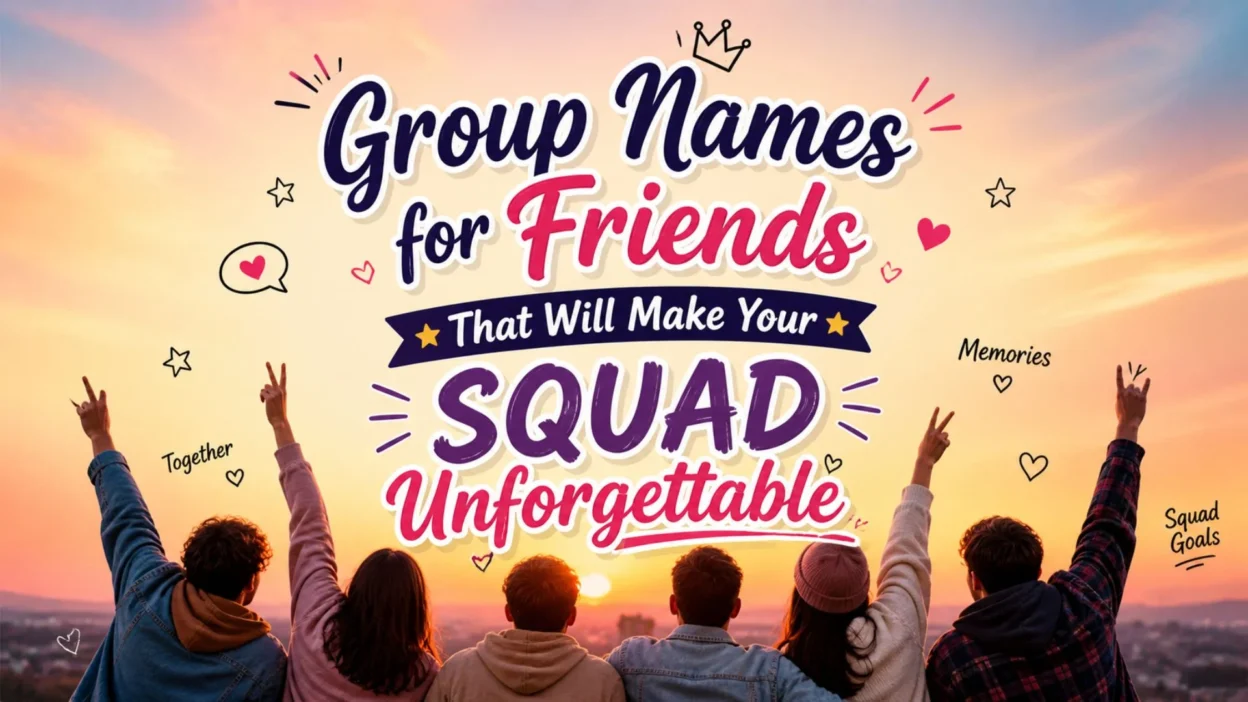 Group Names for Friends That Will Make Your Squad Unforgettable