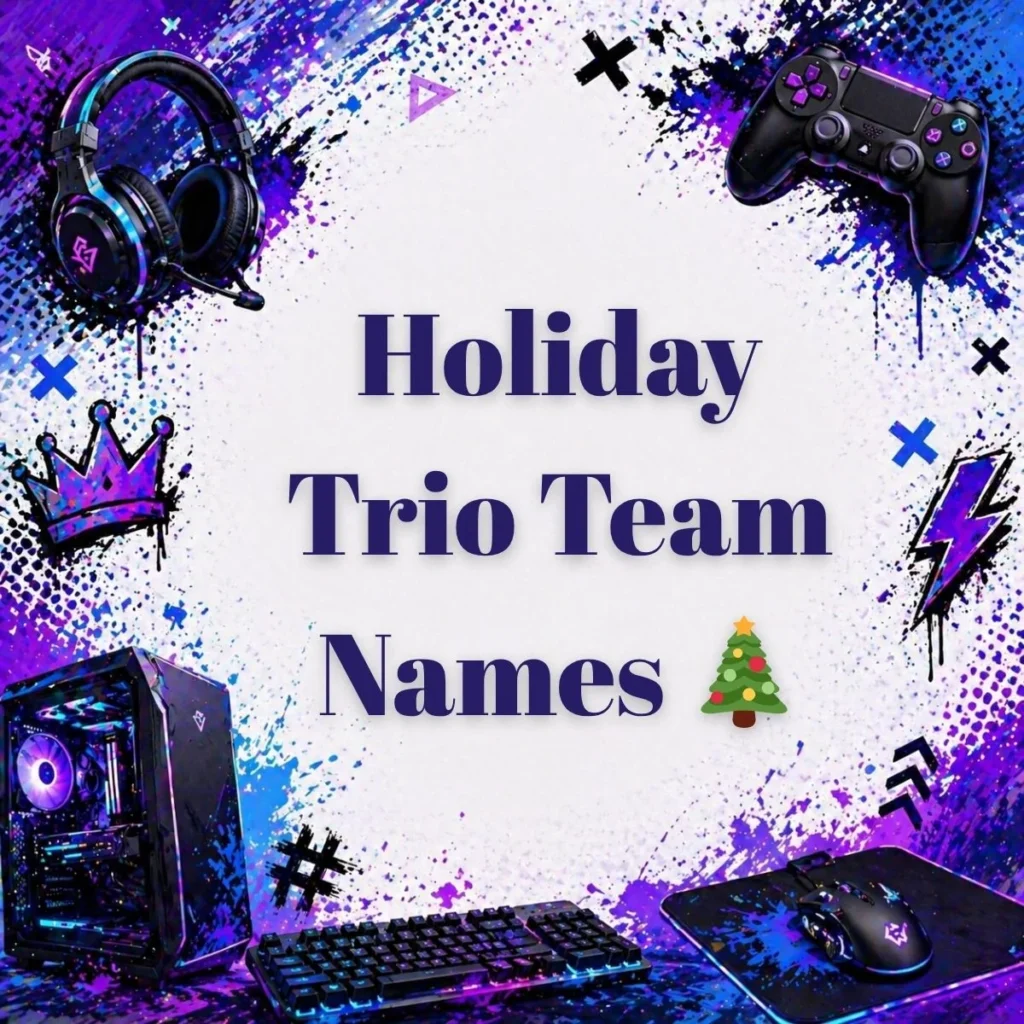 Holiday Trio Team Names 🎄