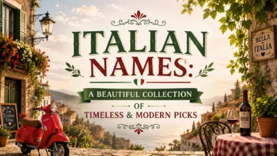 Italian Names A Beautiful Collection of Timeless & Modern Picks