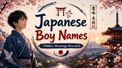 Japanese Boy Names – Hidden Meanings Revealed