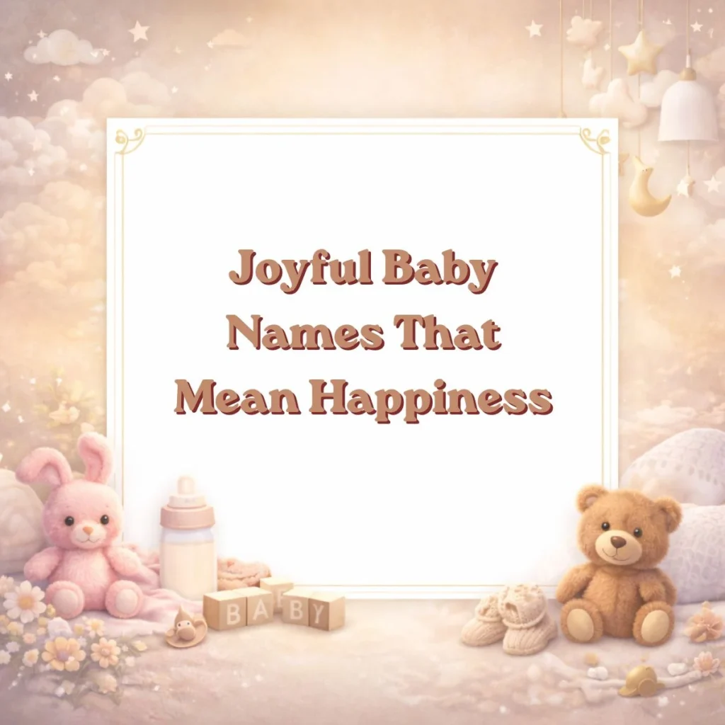 Joyful Baby Names That Mean Happiness