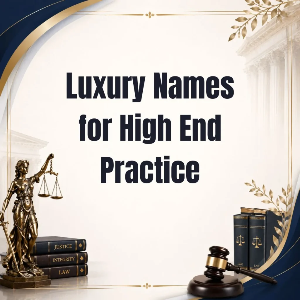 Luxury Names for High End Practice
