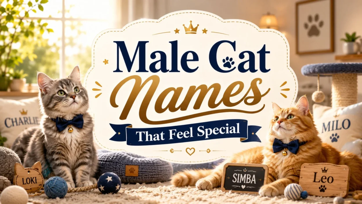 Male Cat Names That Feel Special