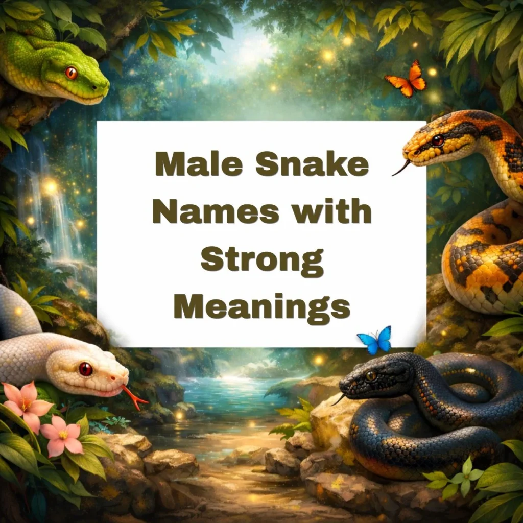 Male Snake Names with Strong Meanings