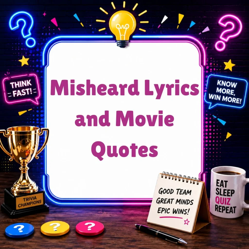 Misheard Lyrics and Movie Quotes