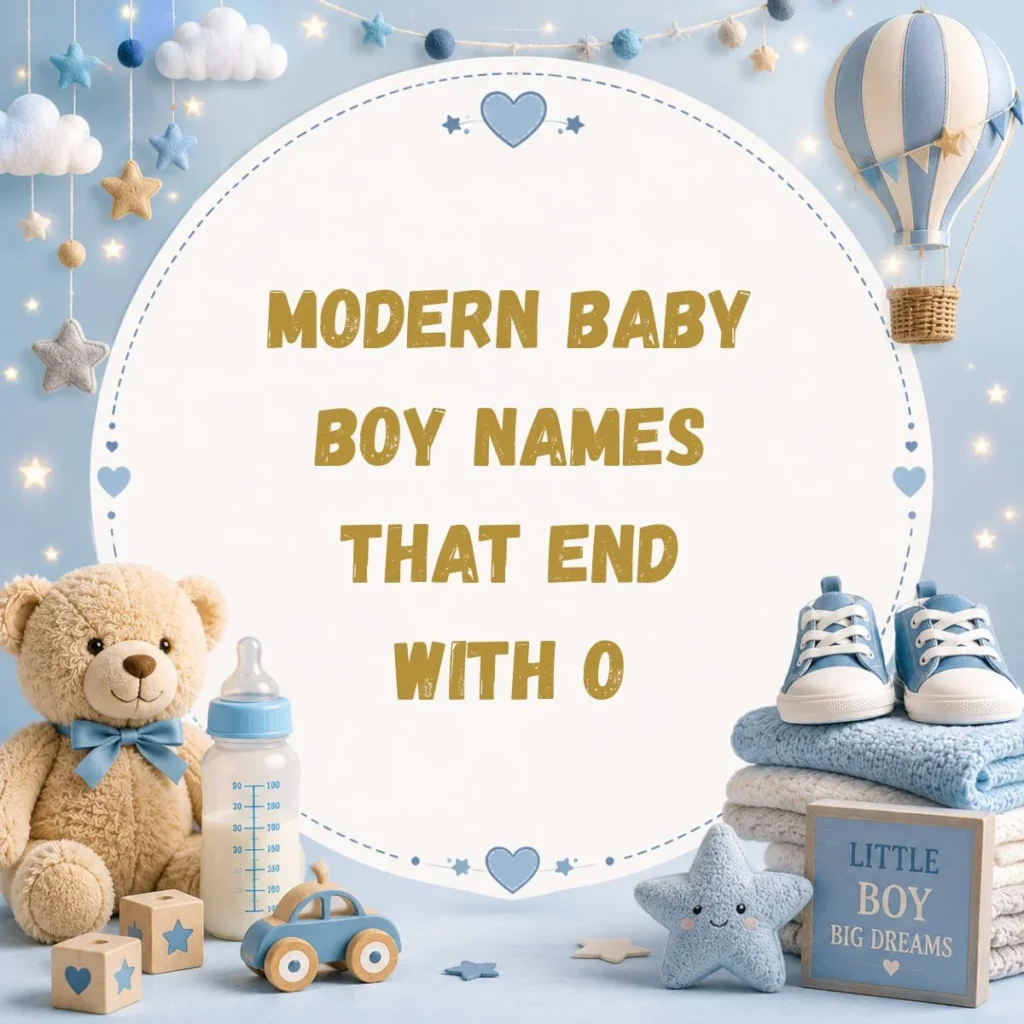 Modern Baby Boy Names That End with O