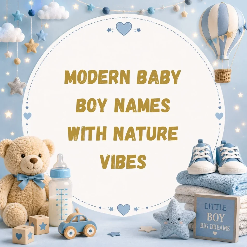 Modern Baby Boy Names with Nature Vibes
