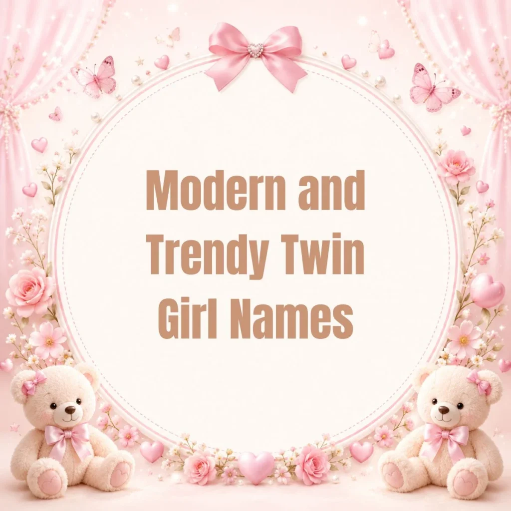 Modern and Trendy Twin Girl Names
