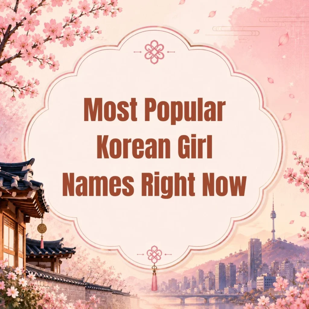 Most Popular Korean Girl Names Right Now