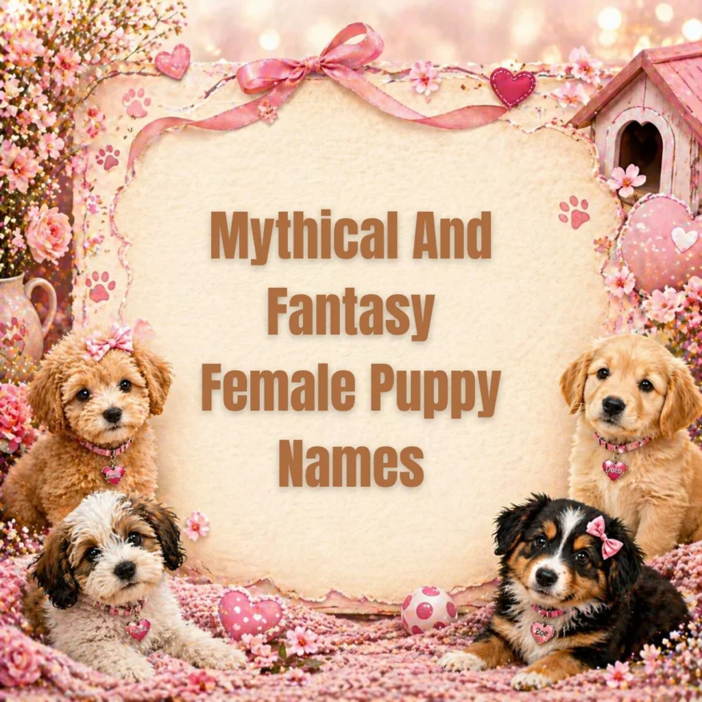 Mythical And Fantasy Female Puppy Names
