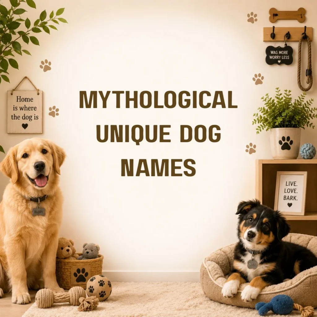 Mythological Unique Dog Names