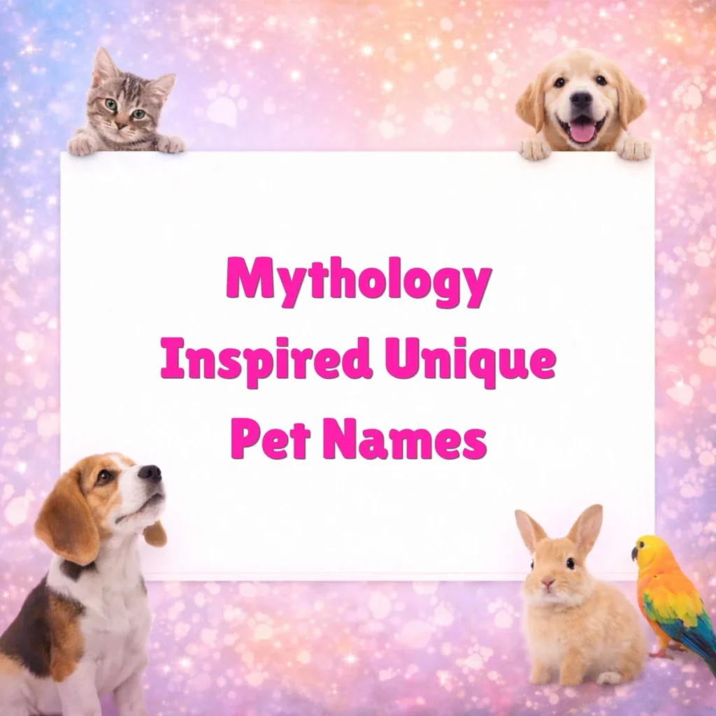 Mythology Inspired Unique Pet Names