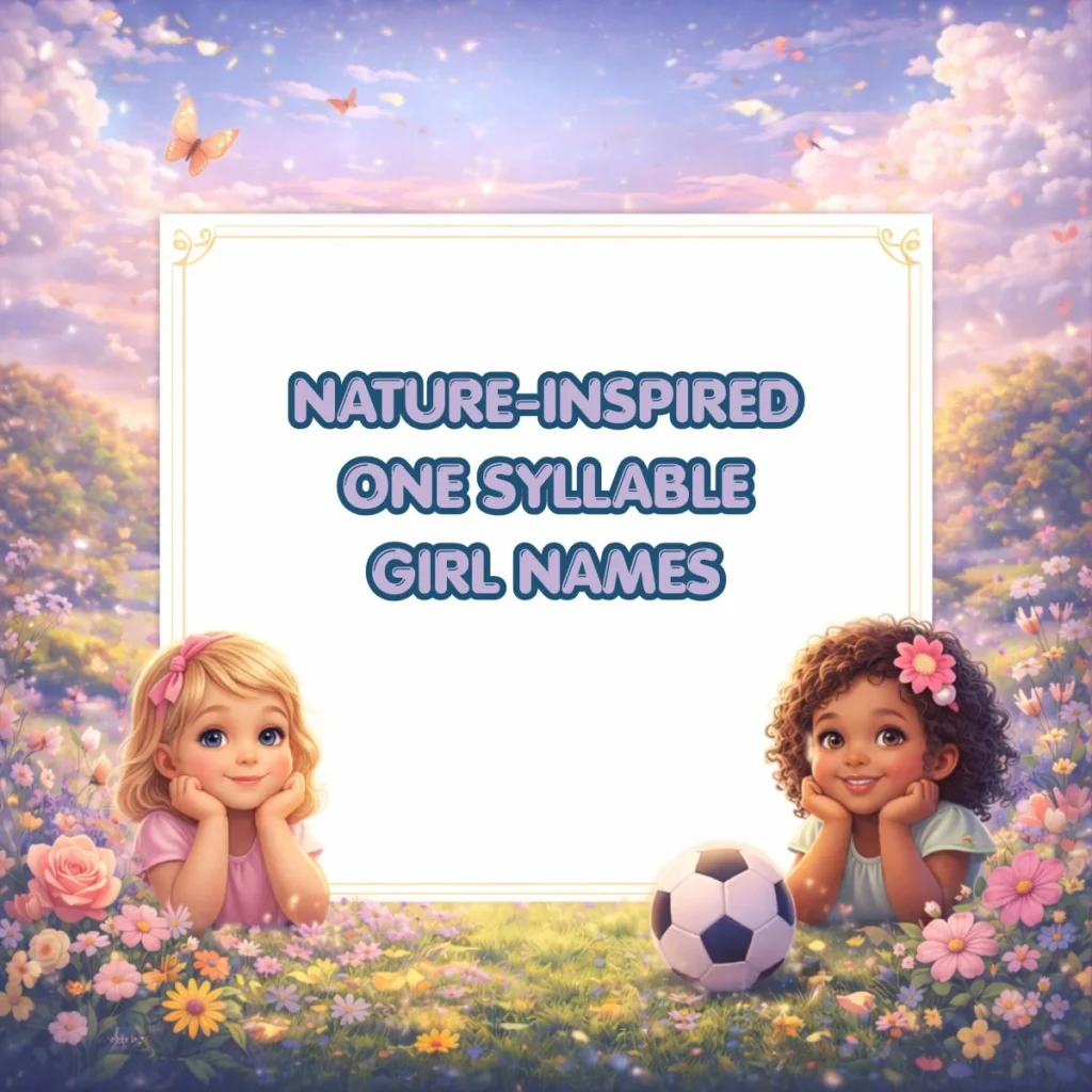 Nature-Inspired One Syllable Girl Names