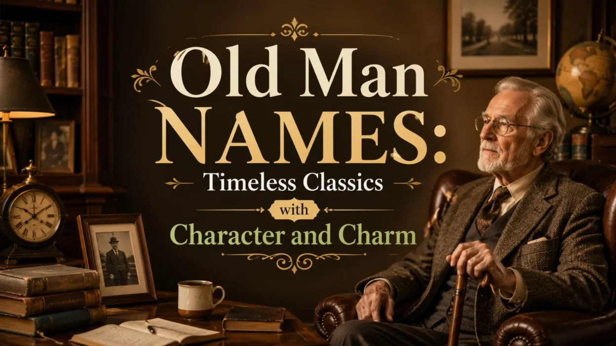 Old Man Names Timeless Classics with Character and Charm