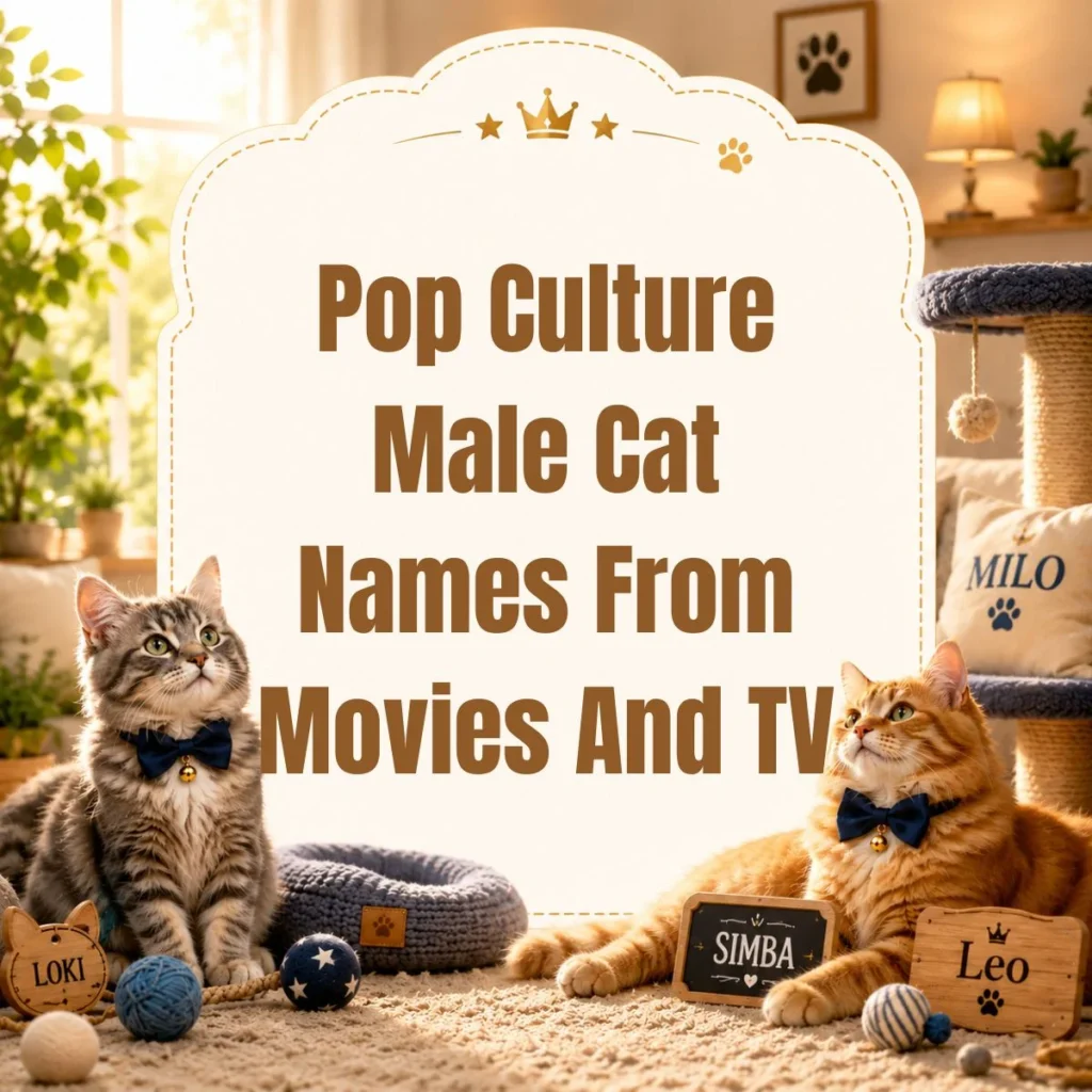 Pop Culture Male Cat Names From Movies And TV