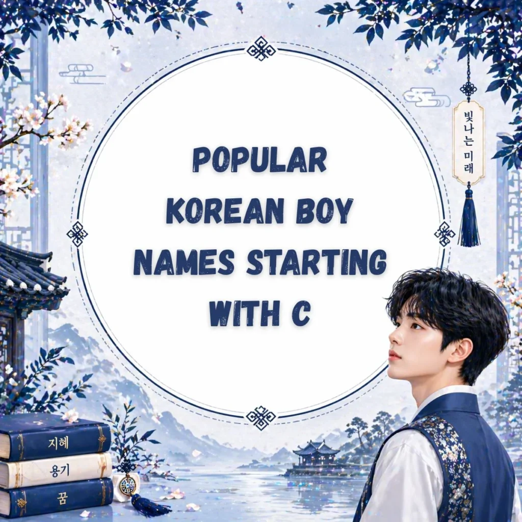 Popular Korean Boy Names Starting with C