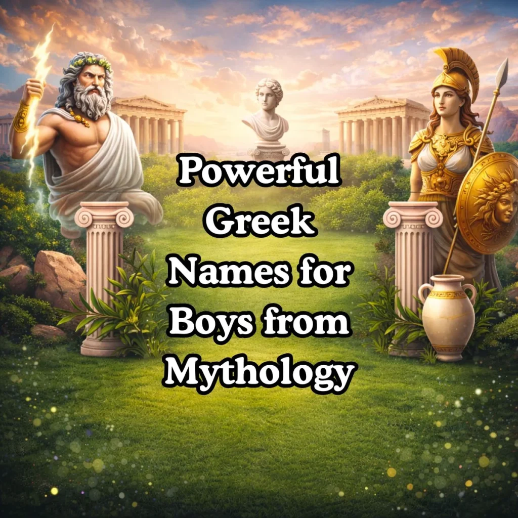 Powerful Greek Names for Boys from Mythology