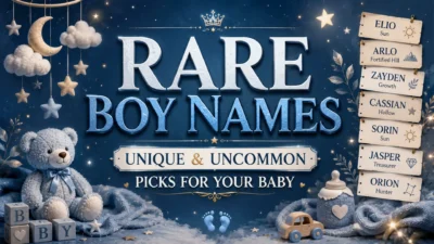 Rare Boy Names Unique & Uncommon Picks for Your Baby
