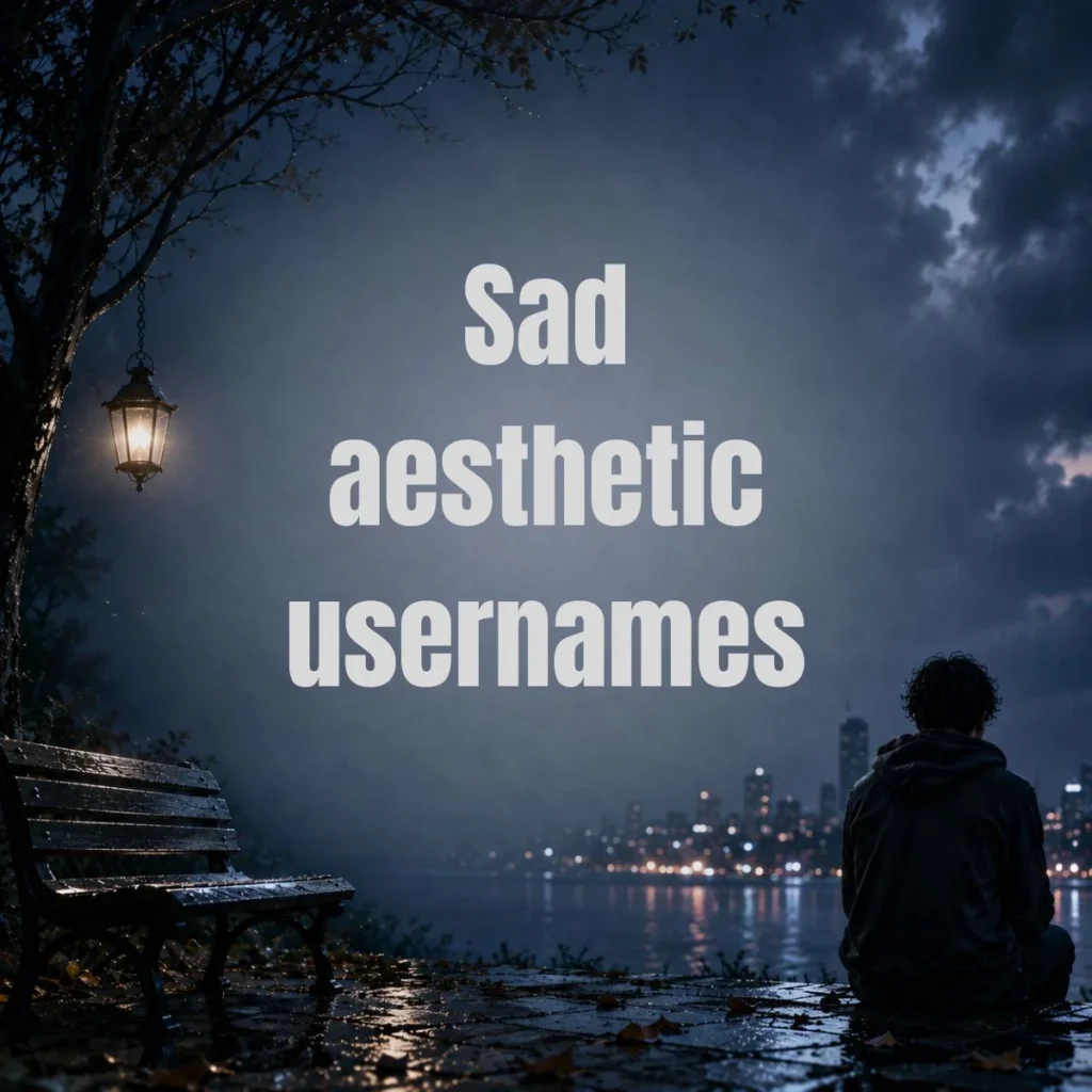 Sad aesthetic usernames