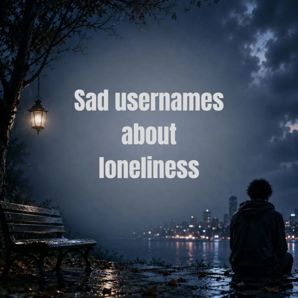 Sad usernames about loneliness