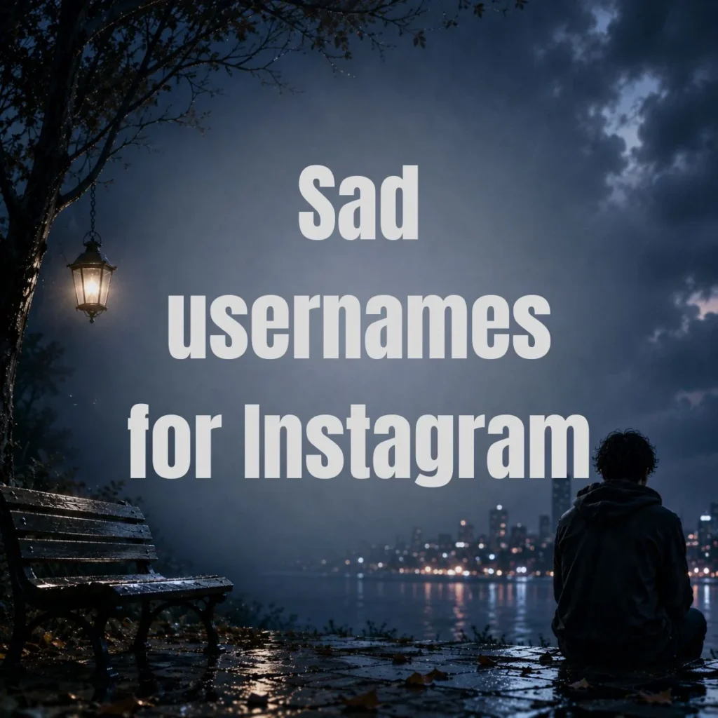 Sad usernames for Instagram