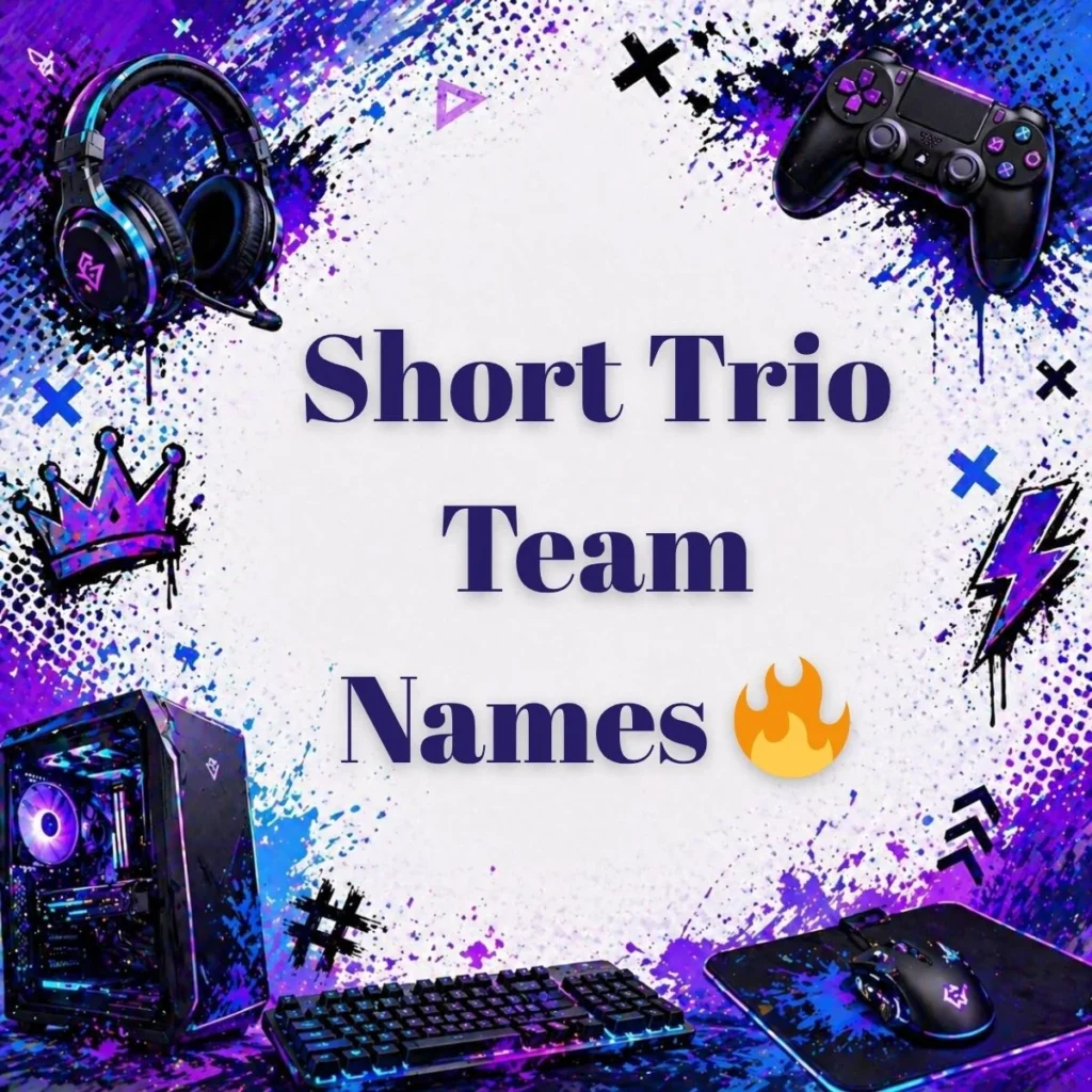 Short Trio Team Names 🔥