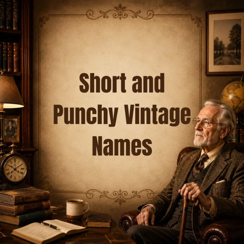 Short and Punchy Vintage Names