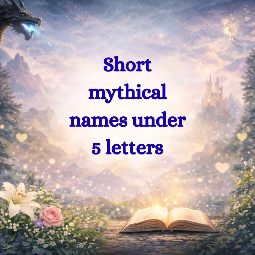Short mythical names under 5 letters