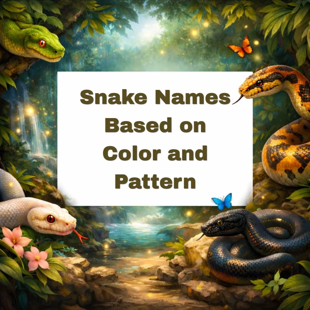 Snake Names Based on Color and Pattern