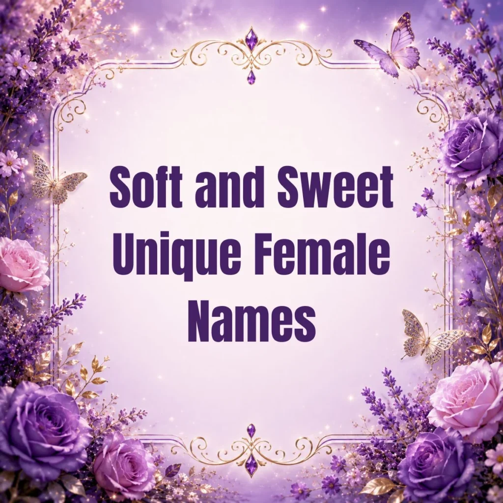 Soft and Sweet Unique Female Names
