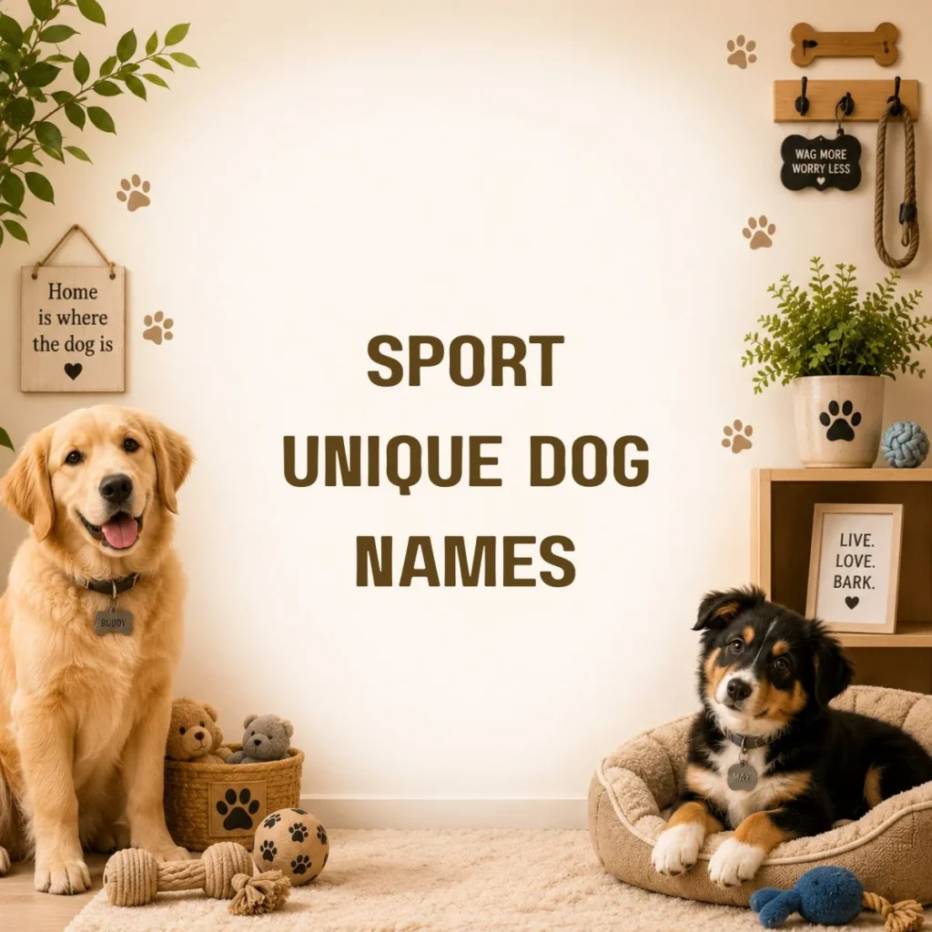 Sport Unique Dog Names