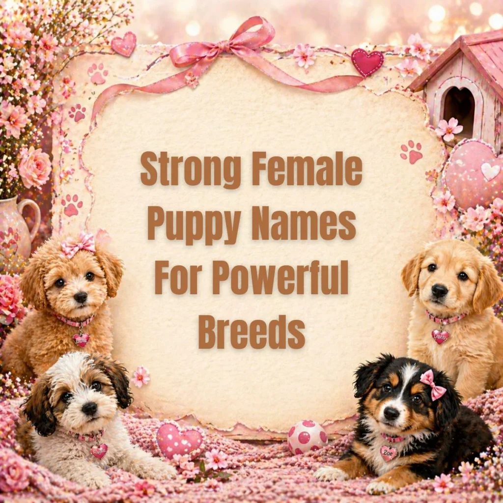 Strong Female Puppy Names For Powerful Breeds