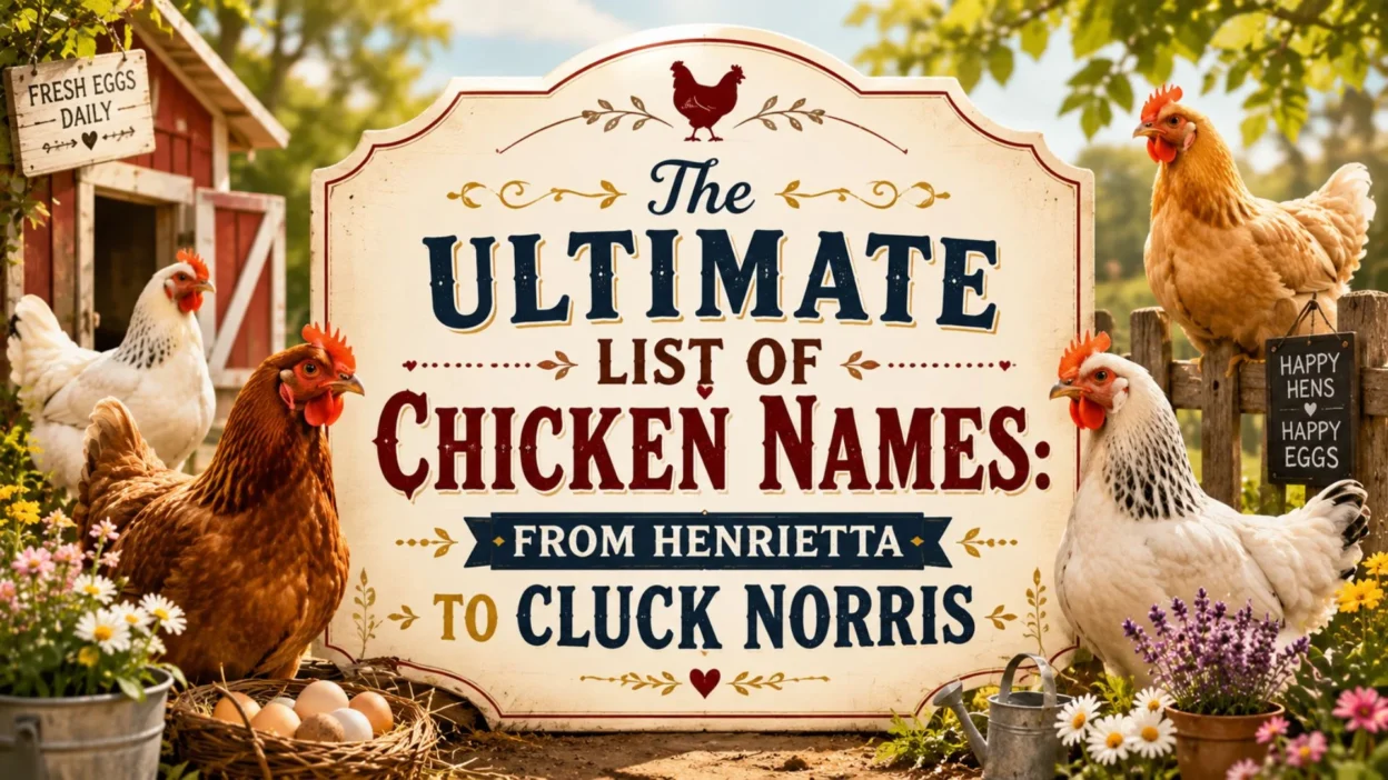 The Ultimate List of Chicken Names From Henrietta to Cluck Norris