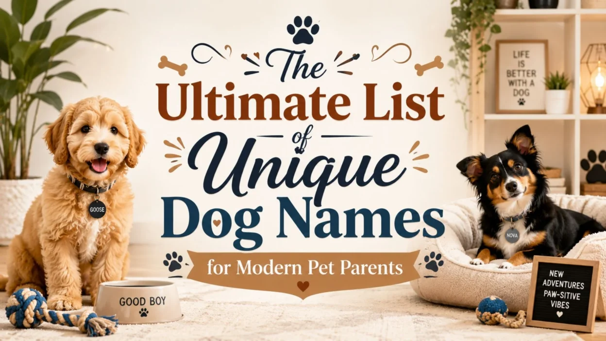 The Ultimate List of Unique Dog Names for Modern Pet Parents