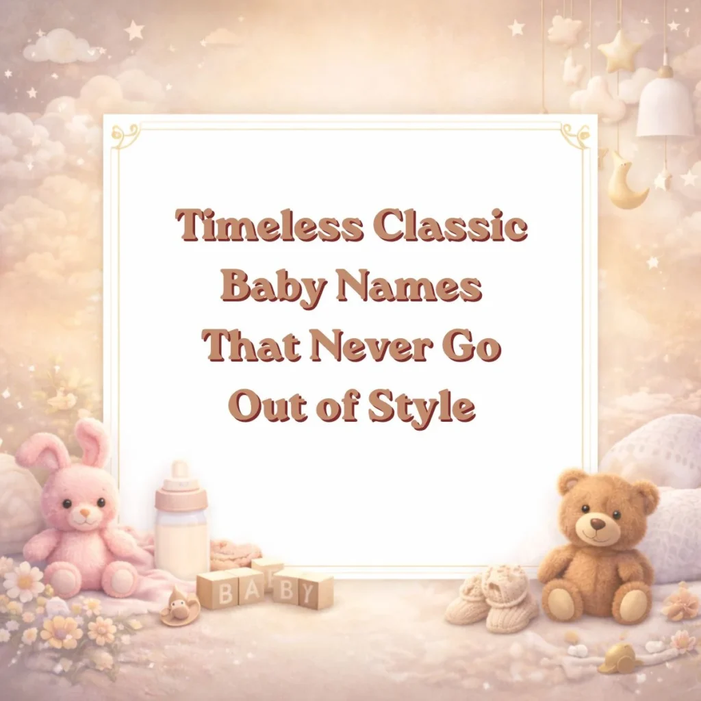 Timeless Classic Baby Names That Never Go Out of Style (1)