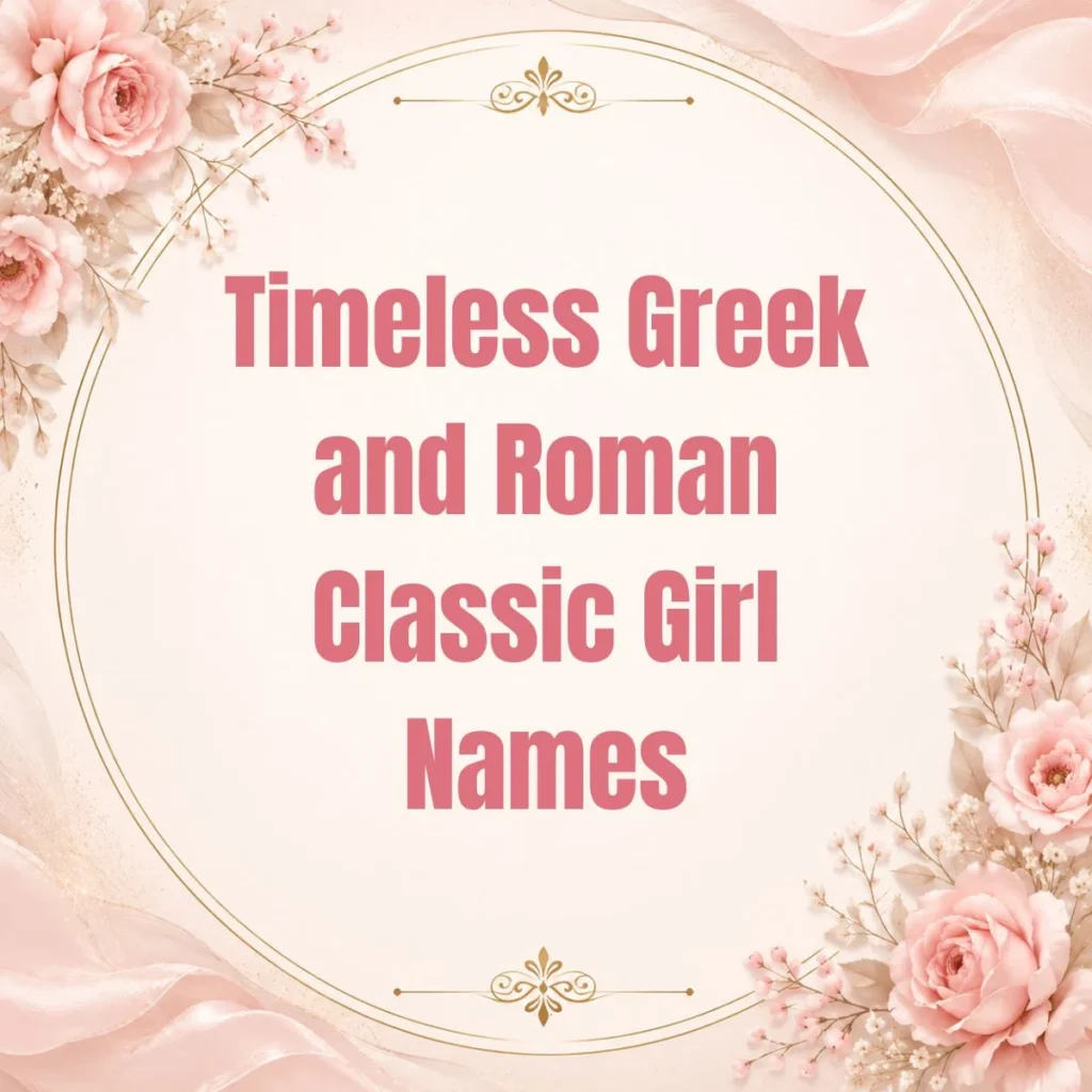 Timeless Greek and Roman Classic Girl Names