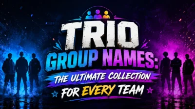 Trio Group Names The Ultimate Collection for Every Team