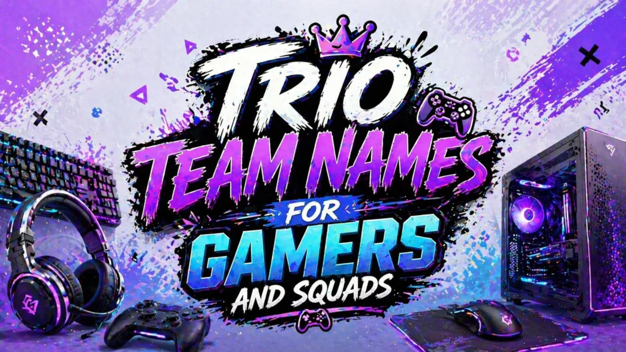 Trio Team Names for Gamers and Squads 🎮